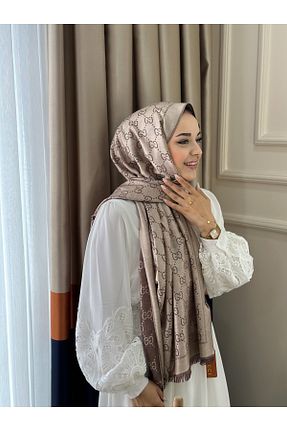 شال بژ زنانه DİMER DESİGN - کد 886425237