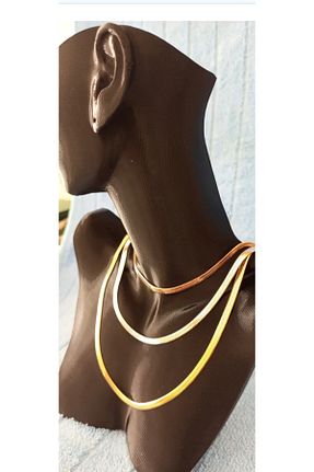 گردنبند استیل ( فولاد ) رنگی زنانه استیل (فولاد) KANDEMİR GROUP - کد 886343722