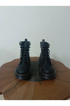 بوت / نیم بوت مشکی زنانه چرم مصنوعی MODA - کد 886350695
