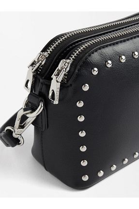 کیف دوشی مشکی زنانه چرم مصنوعی Parfois - کد 885935581