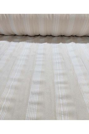 ست ملحفه دونفره بژ پنبه ای Mandaş - کد 472999035