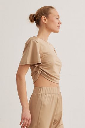 بلوز طوسی زنانه ساده Mf - کد 886373624