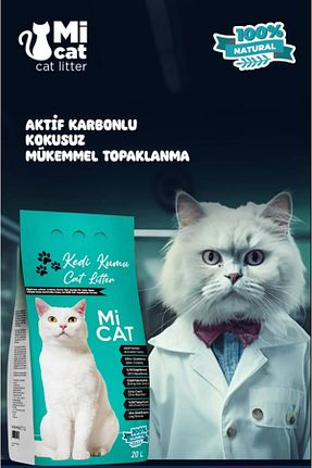 شن گربه Doğal/Bentonit Kumlar Mİ CAT - کد 870731890