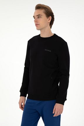 سوئیشرت مشکی مردانه ساده U.S. Polo Assn. - کد 886406782
