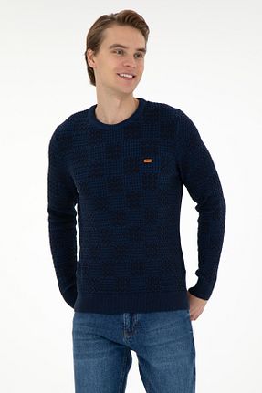 پلیور سرمه ای مردانه ساده U.S. Polo Assn. - کد 886509301