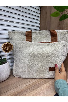 کیف دوشی سفید زنانه پارچه ای BEE BAGS - کد 886504687