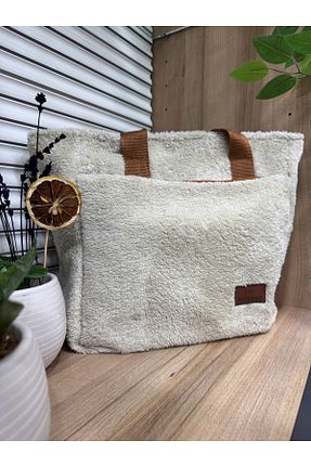 کیف دوشی سفید زنانه پارچه ای BEE BAGS - کد 886504687