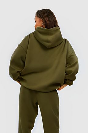 سوئیشرت خاکی زنانه ساده BayBayan - کد 886530236