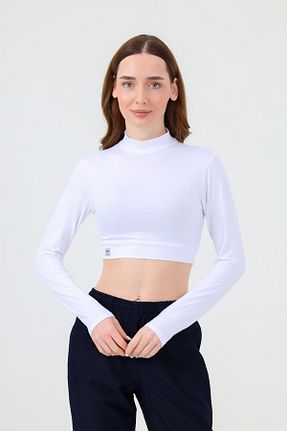 بادی سفید زنانه یقه ماهیگیر Viridi Medical Fashion - کد 886520789
