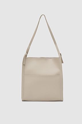کیف دوشی بژ زنانه چرم مصنوعی Shule Bags - کد 886526239