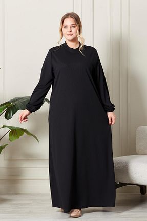 لباس حجاب مشکی زنانه سایز بزرگ Ferace - کد 886533880