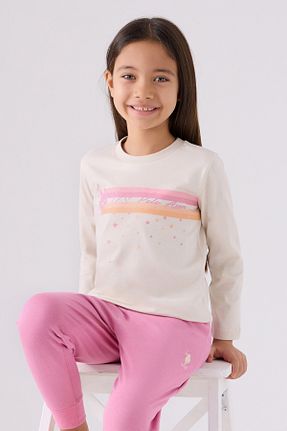 ست لباس راحتی بژ بچه گانه چاپی U.S. Polo Assn. - کد 886592810