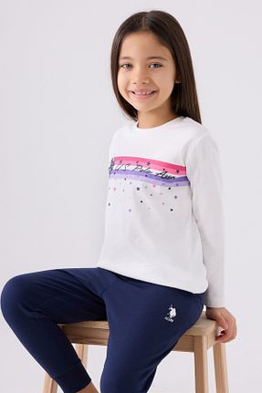 ست لباس راحتی بژ بچه گانه ساده U.S. Polo Assn. - کد 886592324