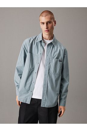 پیراهن طوسی مردانه رگولار Calvin Klein - کد 886546550