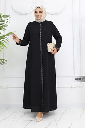 کلاه و ابایا مشکی زنانه پلی استر ASİLNUR - کد 886556021