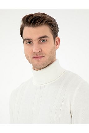 پلیور نباتی مردانه اسلیم فیت Pierre Cardin - کد 886562172
