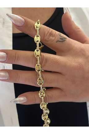 گردنبند استیل ( فولاد ) رنگی زنانه روکش طلا MyladyAccessoriess - کد 886565207