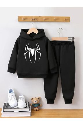 ست بالاتنه و پائین تنه مشکی بچه گانه بافتنی Little Wears - کد 886667866