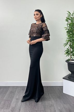 لباس متالیک زنانه بافتنی giyimmasalı - کد 199040203
