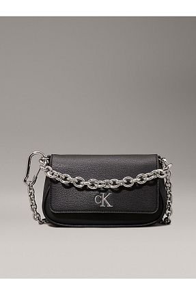 کیف دوشی مشکی زنانه چرم مصنوعی Calvin Klein - کد 883426629