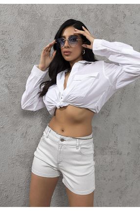شلوارک و برمودا طوسی زنانه Relaxed Cipo & Baxx - کد 886999925