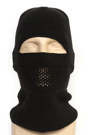 کلاه پشمی مشکی مردانه مخلوط پلی آمید SİNGLE SWORD - کد 759341625