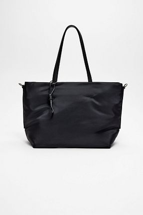 کیف دوشی مشکی زنانه پلی استر Stradivarius - کد 443828773