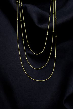 گردنبند استیل ( فولاد ) رنگی زنانه استیل (فولاد) Takı Gross - کد 886547064