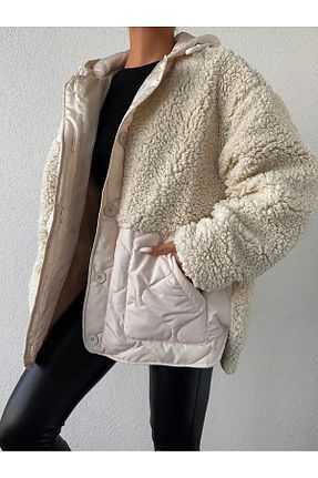 کاپشن نباتی زنانه گشاد Love The Wind - کد 780515433
