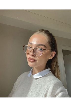 عینک محافظ نور آبی نارنجی زنانه شیشه LOOKUP NEW - کد 831106015