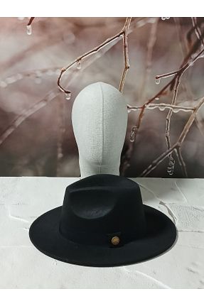 کلاه مشکی زنانه پلی استر Aydmr Aksesuar - کد 886592664