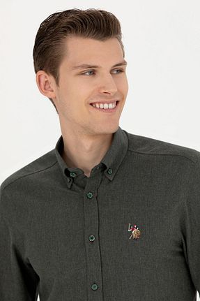 پیراهن سبز مردانه رگولار U.S. Polo Assn. - کد 886596241