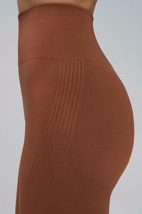 ساق شلواری اسپرت قهوه ای زنانه بلند yexech - کد 886620526