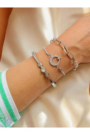 دستبند جواهر زنانه زیرکن xesha - کد 896883000