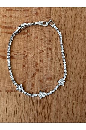 دستبند استیل (فولاد) طوسی زنانه استیل (فولاد) JELLY - کد 886626068
