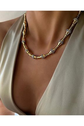 گردنبند استیل ( فولاد ) بژ بچه گانه استیل (فولاد) JELLY - کد 886626618