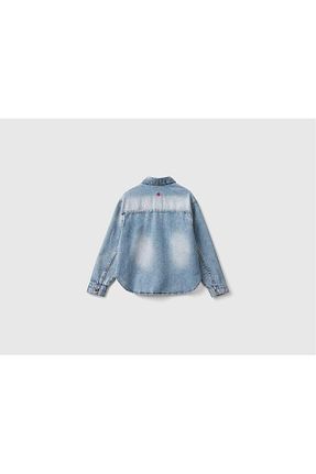 پیراهن آبی بچه گانه رگولار United Colors of Benetton - کد 861382675