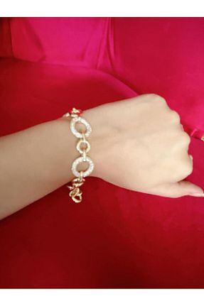 دستبند استیل (فولاد) زرد زنانه استیل (فولاد) Digermak - کد 886705265