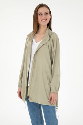 ترنچکت سرمه ای زنانه پلی استر U.S. Polo Assn. - کد 886736384