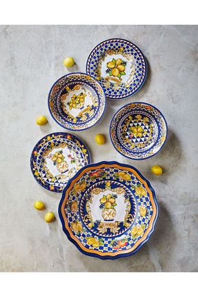 بشقاب رنگی پرسلن CHIARA ALESSI - کد 844548064