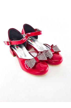 کفش مجلسی قرمز بچه گانه چرم لاکی Julshen - کد 884861338