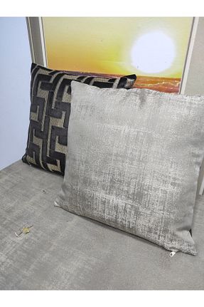 کوسن و روکش کوسن قهوه ای مخمل Evcimenhome - کد 884819984