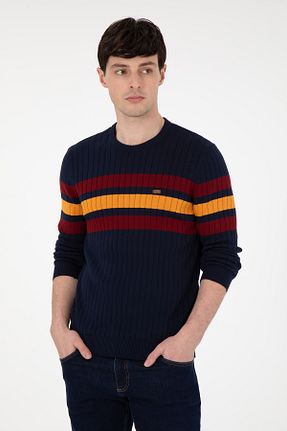 پلیور سرمه ای مردانه ساده U.S. Polo Assn. - کد 884836216