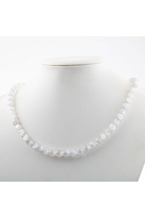 گردنبند جواهر سفید زنانه سنگ OSMANLI DOĞAL TAŞ - کد 665188221