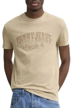 تیشرت بژ مردانه رگولار Tommy Hilfiger - کد 884864181