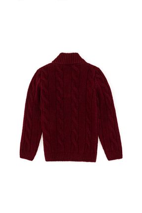 پلیور زرشکی بچه گانه ساده U.S. Polo Assn. - کد 884867939