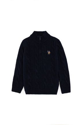 پلیور سرمه ای بچه گانه ساده U.S. Polo Assn. - کد 884868115
