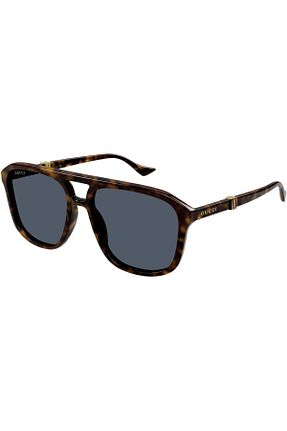 عینک آفتابی قهوه ای مردانه 57 Gucci - کد 850885410