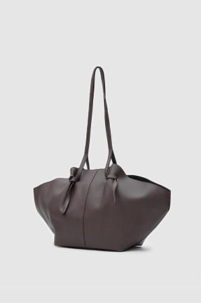 کیف دوشی سرمه ای زنانه چرم مصنوعی Shule Bags - کد 884871360