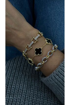 دستبند نقره رنگی زنانه 925 عیار GÜLŞAH SEZER - کد 884881119